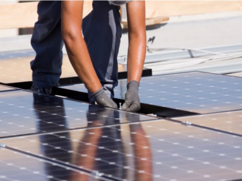 solar installation in Kenya