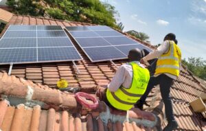Powerall residential solar installation